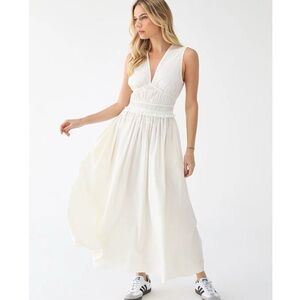 TOPSHOP VNECK CHANNELED POPLIN MIDI DRESS 💖NWT💖IN STORES💖